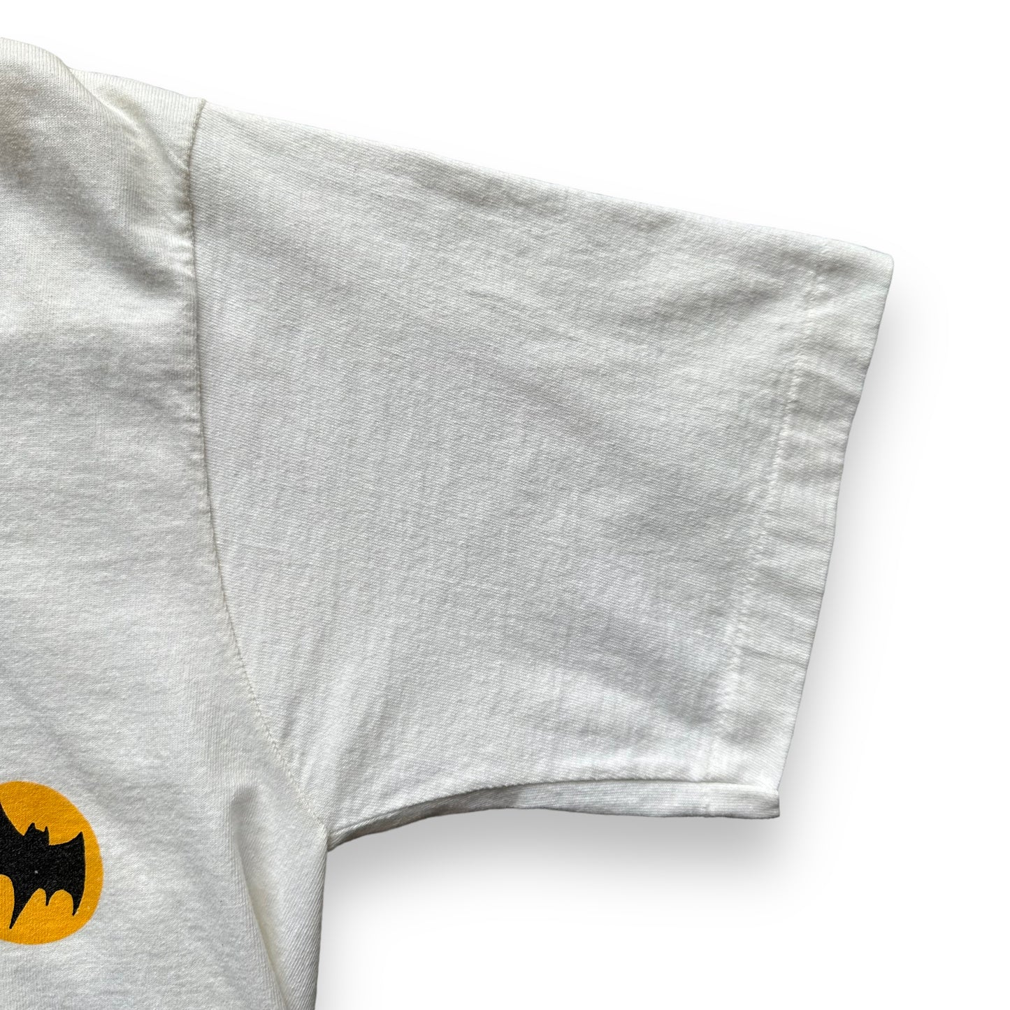 Single Stitch View of Vintage Adam West Batman Tee SZ M | Vintage Comic Book T-Shirts Seattle | Barn Owl Vintage Tees Seattle