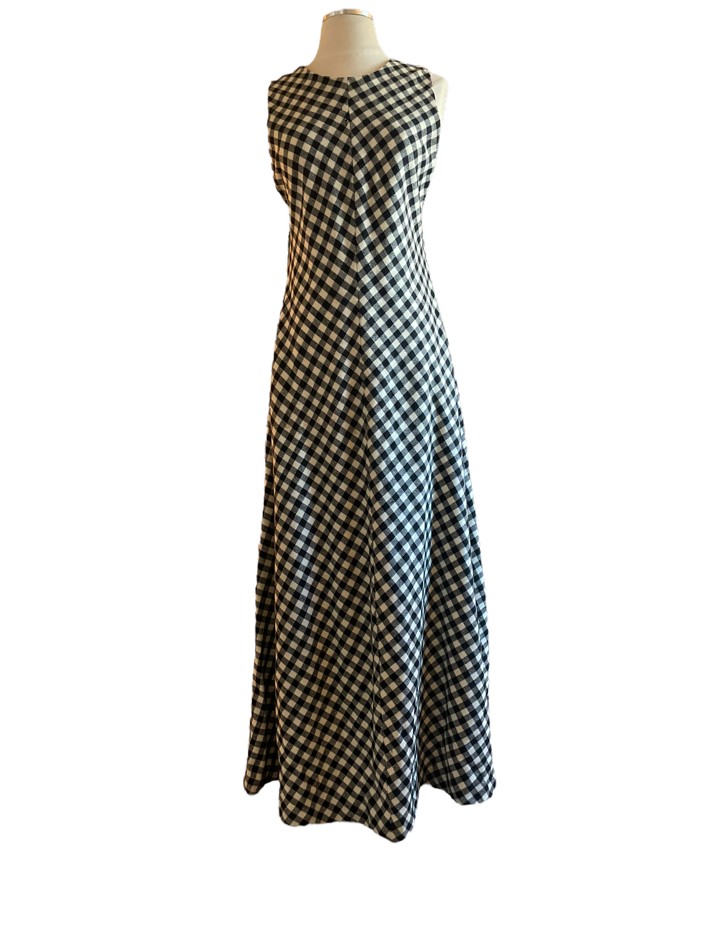 Front full view of Vintage 1960s Nordstroms Best Wool Maxi Dress SZ M |  Barn Owl Vintage | Seattle Vintage Dresses