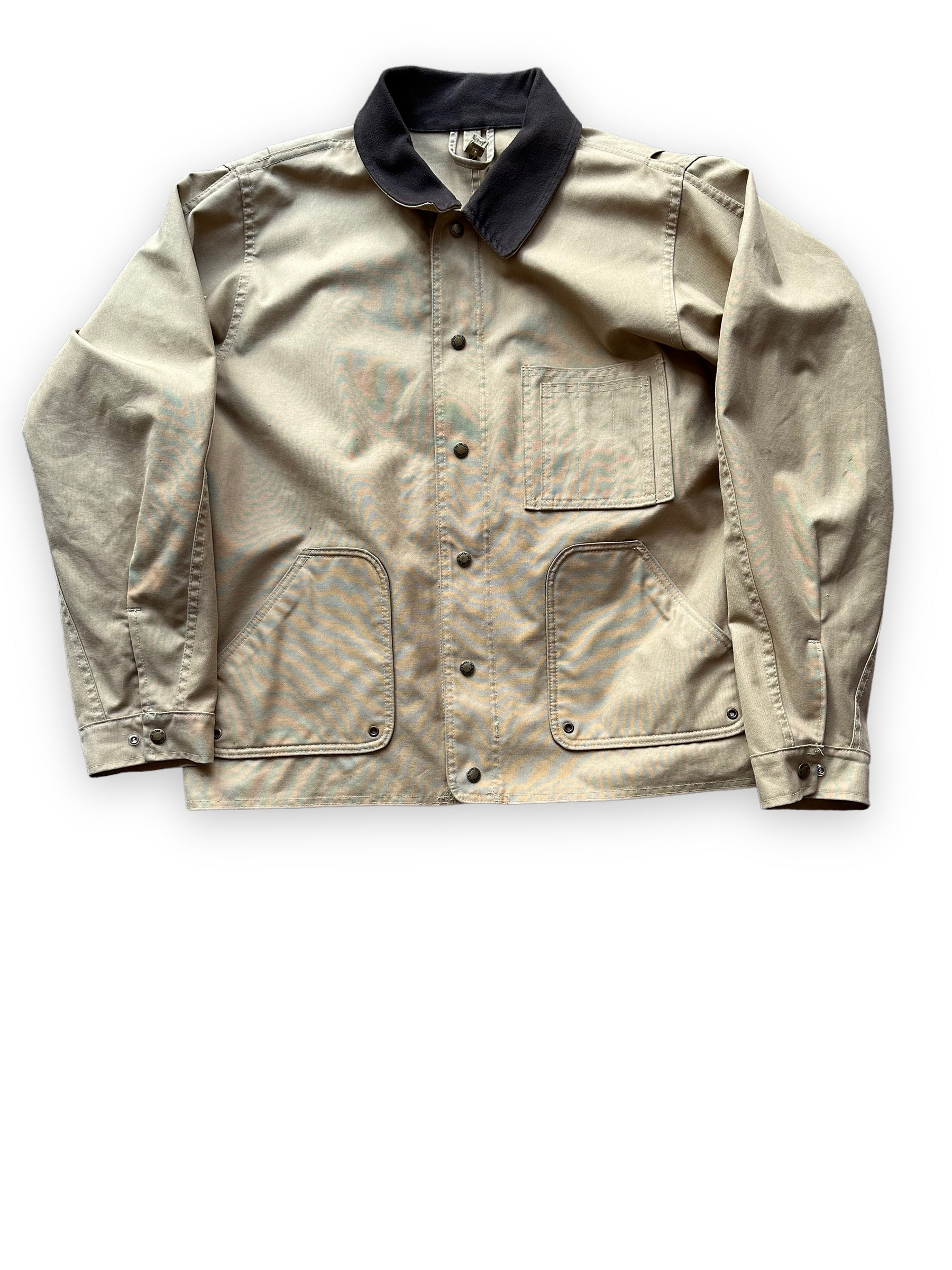 Front View of Vintage Filson Dry Finish Unlined Timberline Jacket SZ XL | Vintage Filson Workwear Seattle