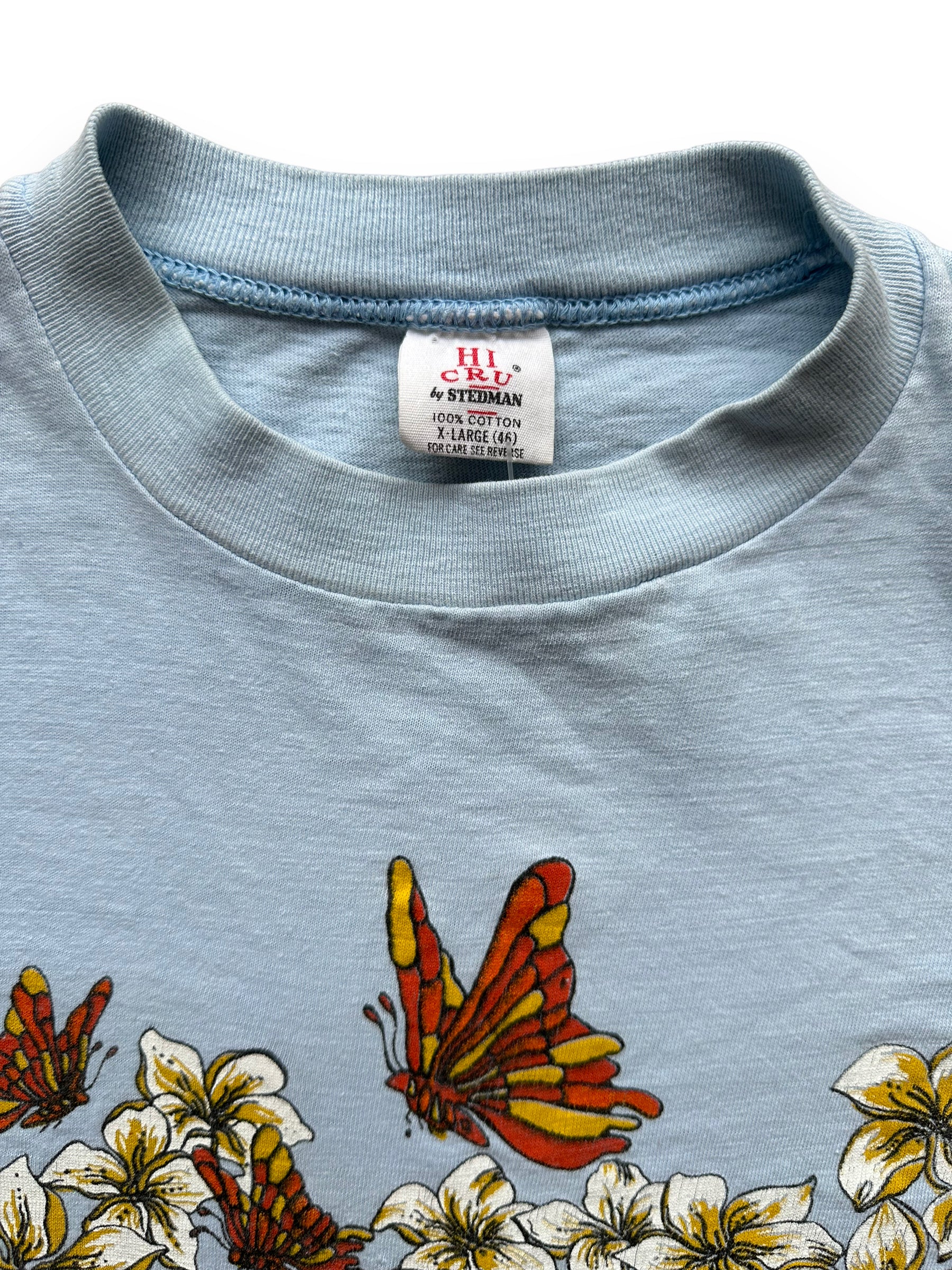 Tag View on Vintage Hawaii Graphic Tee SZ XL | Vintage T-Shirts Seattle | Barn Owl Vintage Tees Seattle