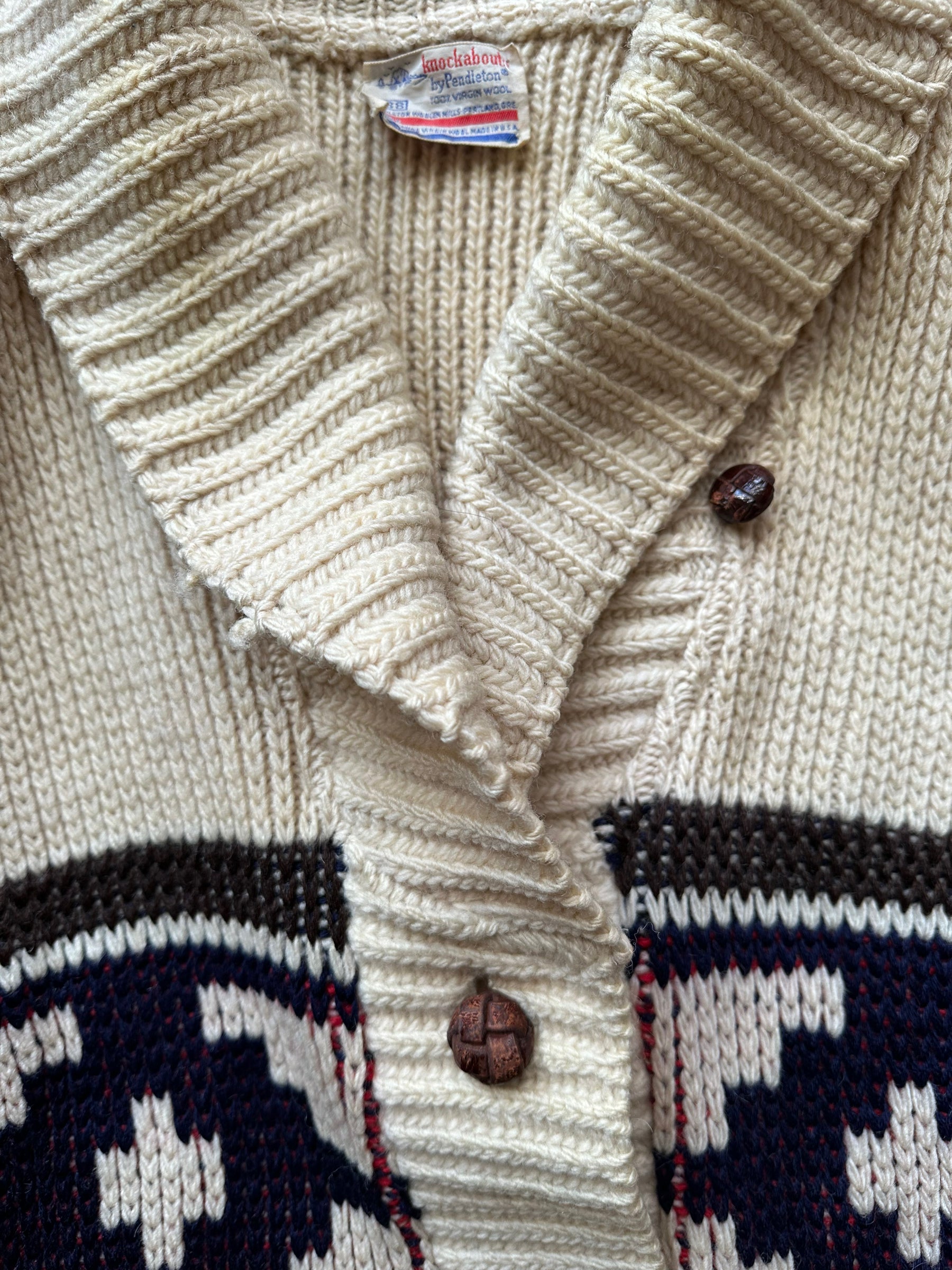 Vintage Pendleton Knockabouts Cardigan Sweater SZ 38 | Barn Owl Vintage |  Seattle Vintage Sweaters