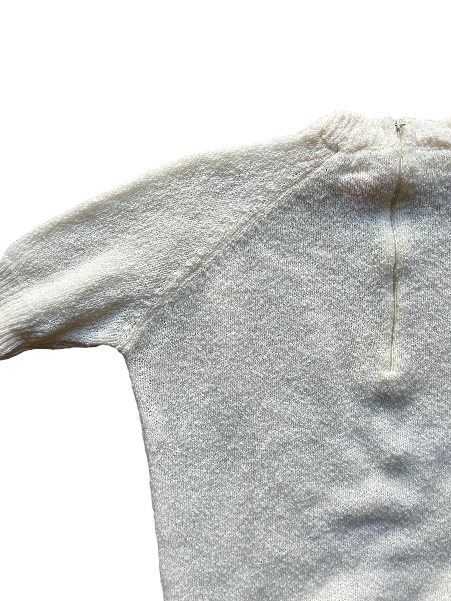 Back left side view of Vintage 1950s Pendleton Short Sleeve Sweater Sz M-L