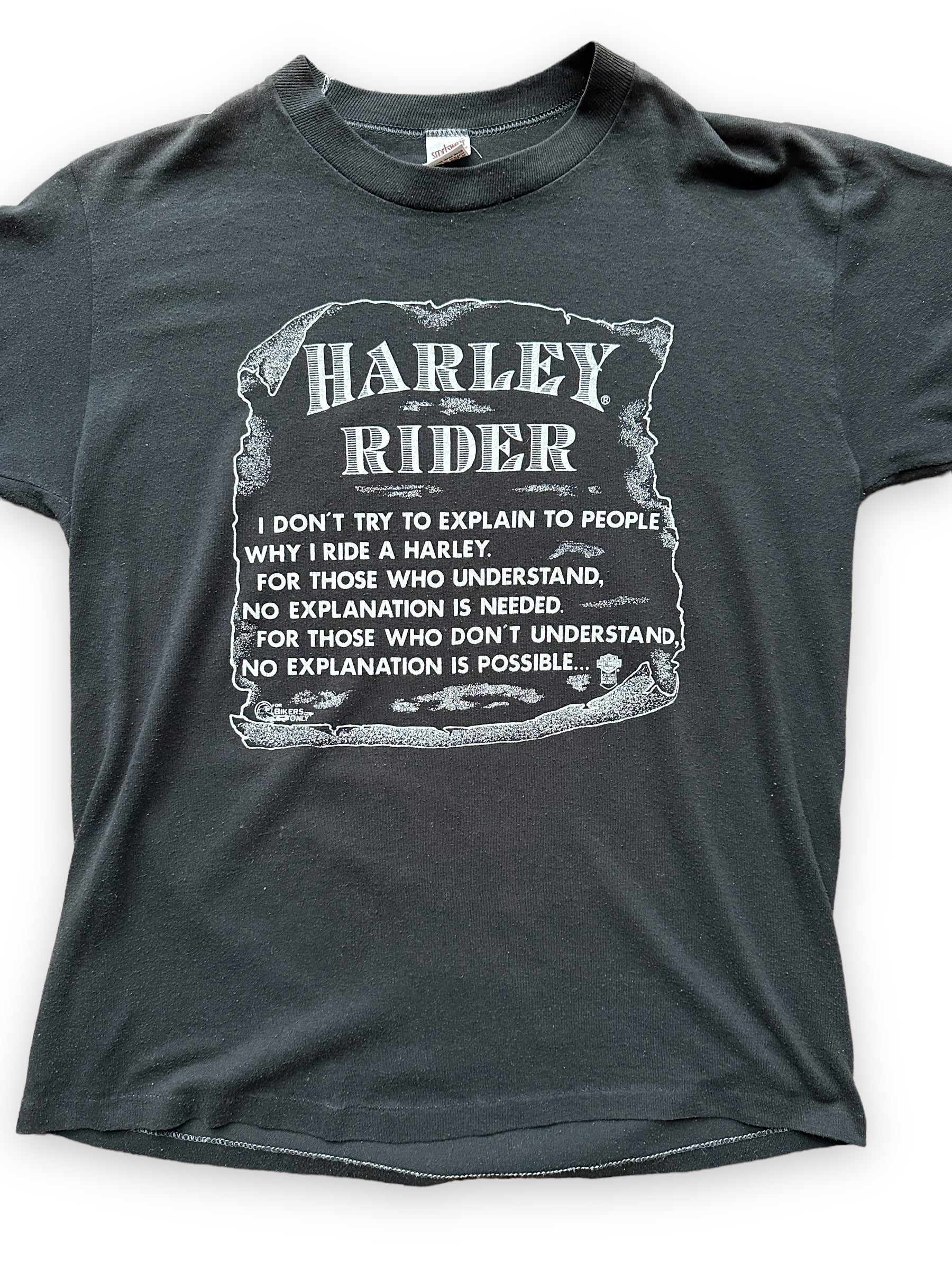 Vintage 1980s Harley Davidson Rider Tee SZ L | Vintage Single