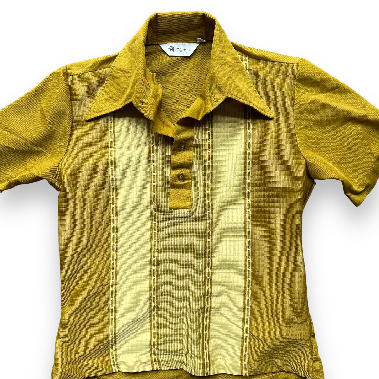 Front Detail on Vintage Mr California Bowling Shirt SZ M | Vintage Bowling Shirt Seattle | Barn Owl Vintage Seattle
