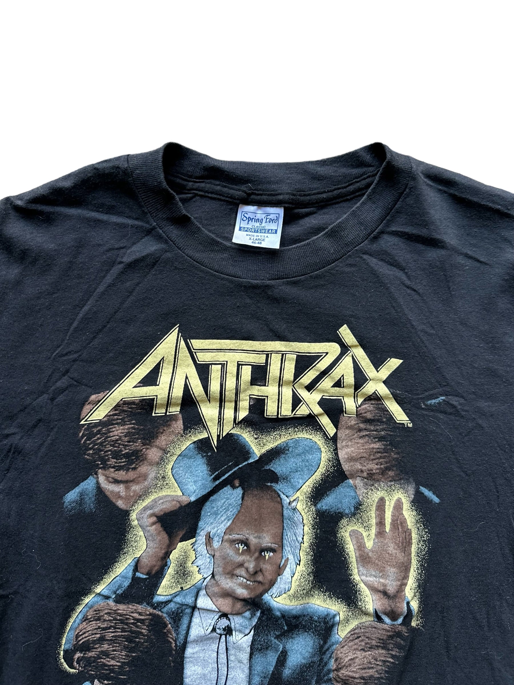 Vintage Anthrax Among the Living Tour Shirt Size XL | Barn Owl Vintage |  Vintage Rock Tee