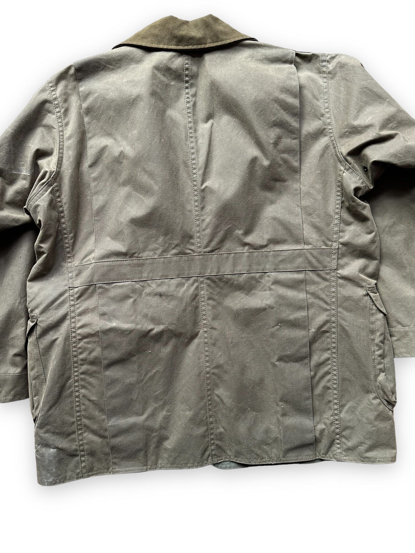 Rear Close Up on NOS Vintage Filson Waterfowl Hunting Jacket SZ L |  Barn Owl Vintage Goods | Vintage Workwear Seattle
