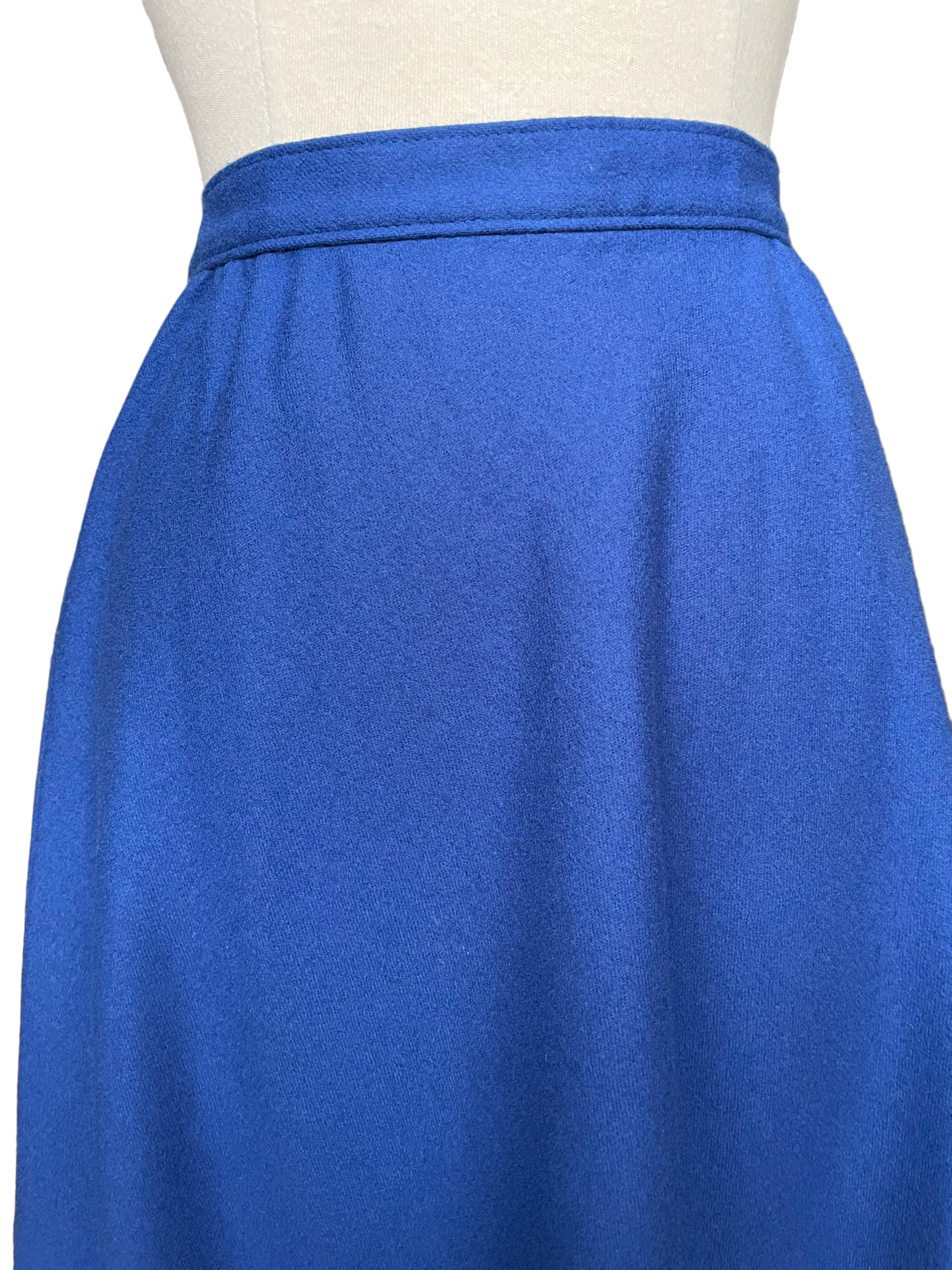 Front waist view of Vintage 1980s Pendleton Circle Skirt | Barn Owl Vintage | Seattle True Vintage Skirts