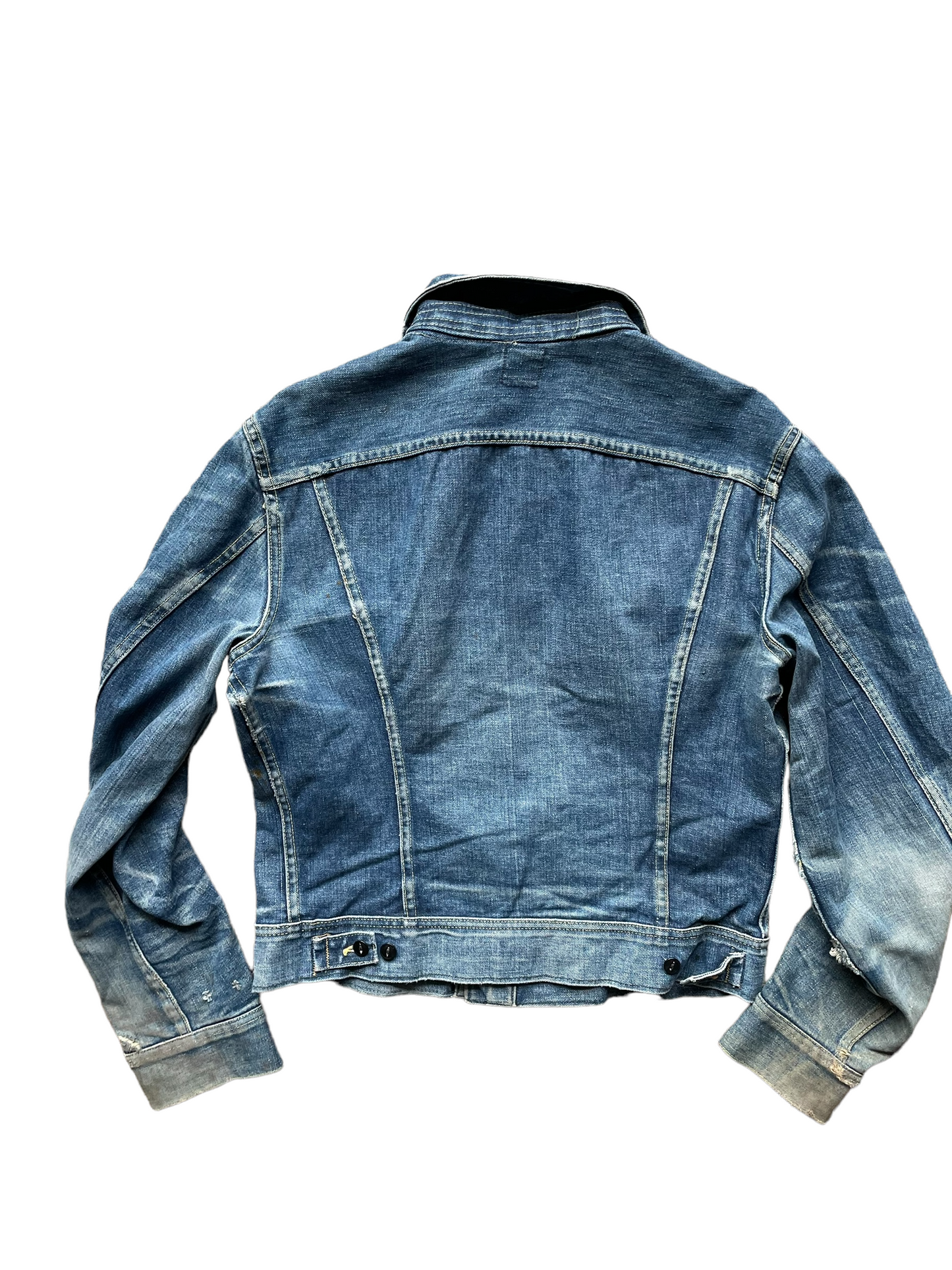 Vintage 70's Lee 101-J Denim Jacket Full back view