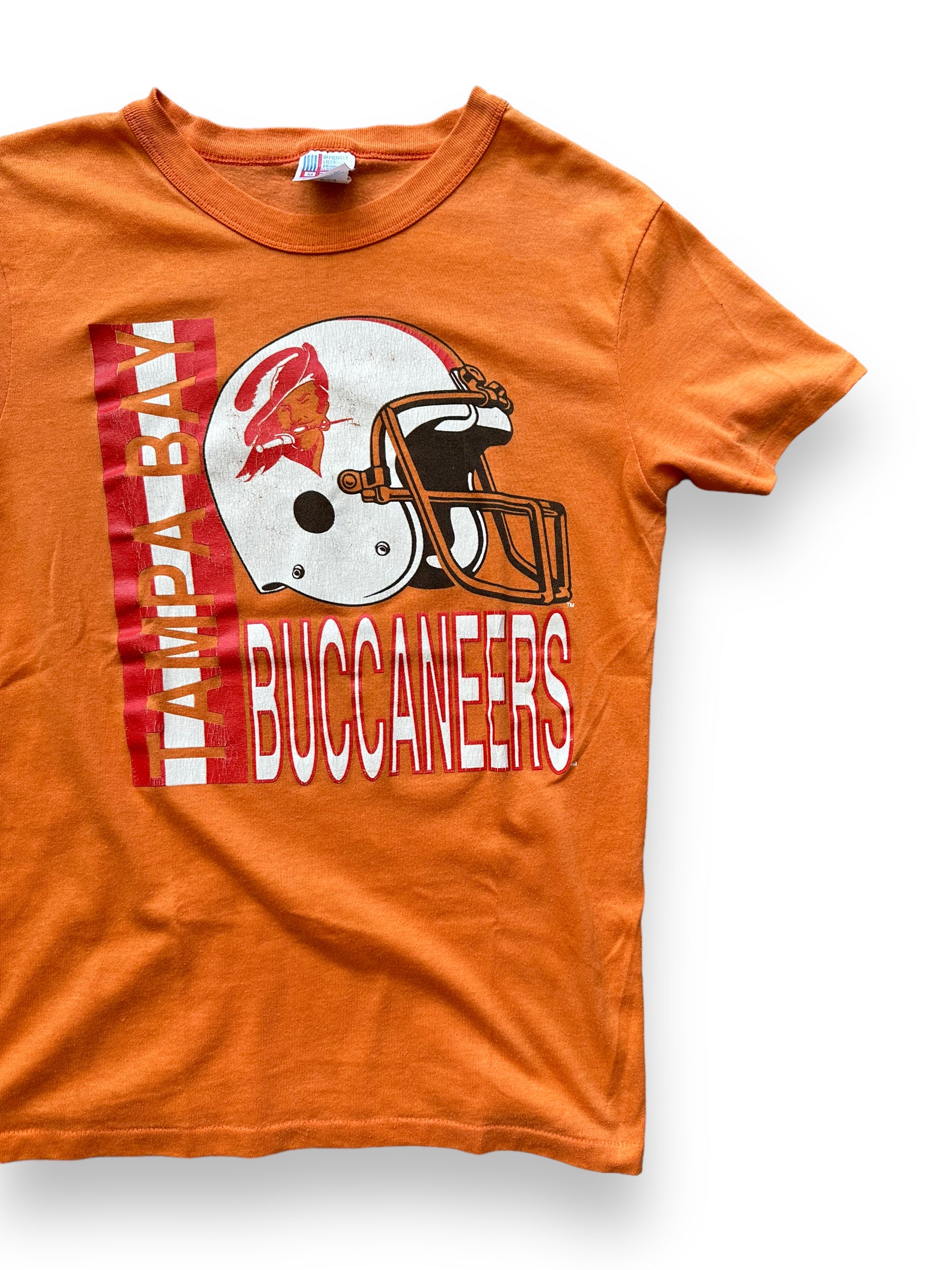 Tampa Bay Football Fan T-Shirt – Tennessee Orange Color, 100% Cotton Tee, Unlicensed Fan Apparel (Sizes SM-5XL)