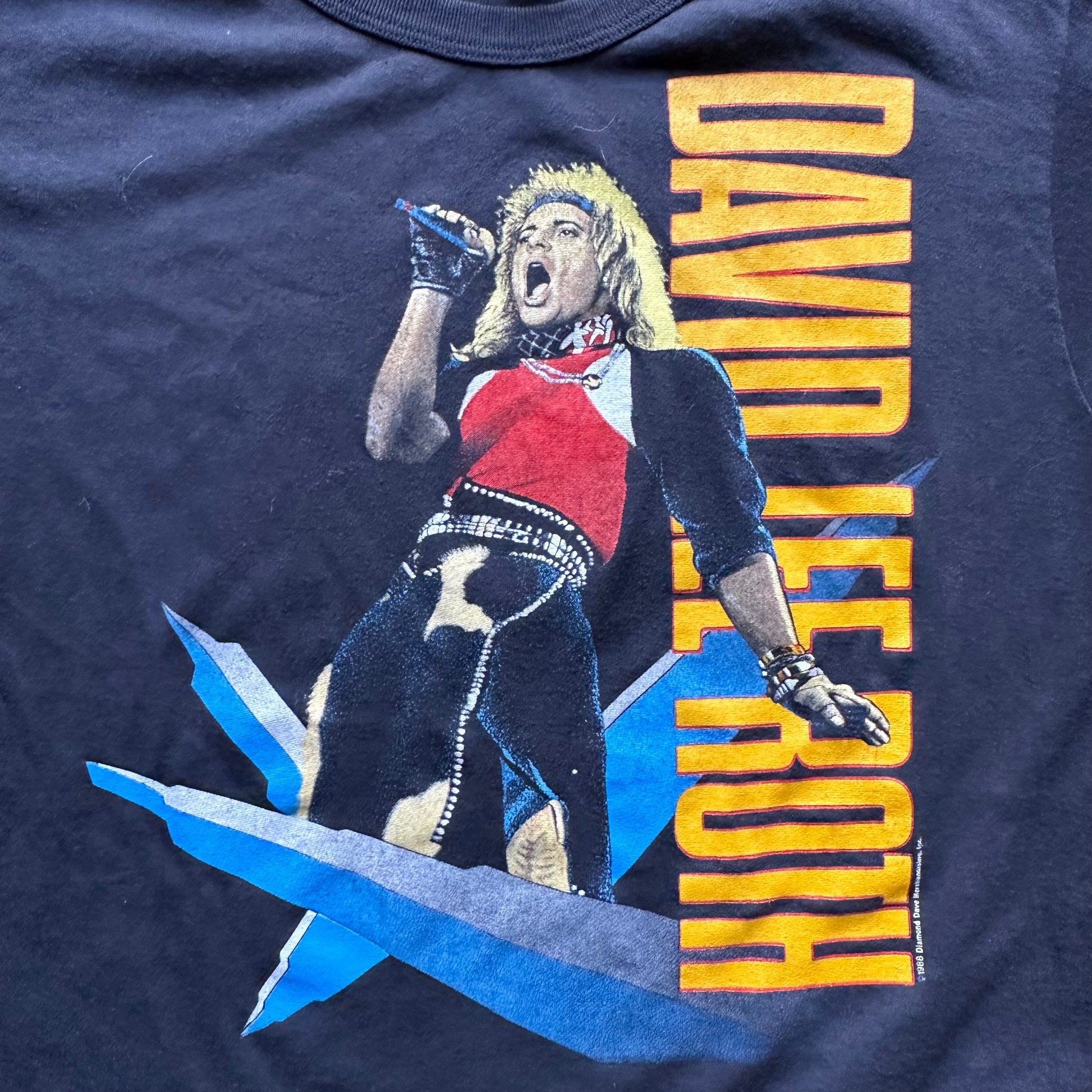 Vintage David Lee Roth Tour Shirt Size Large Vintage Butt Rock