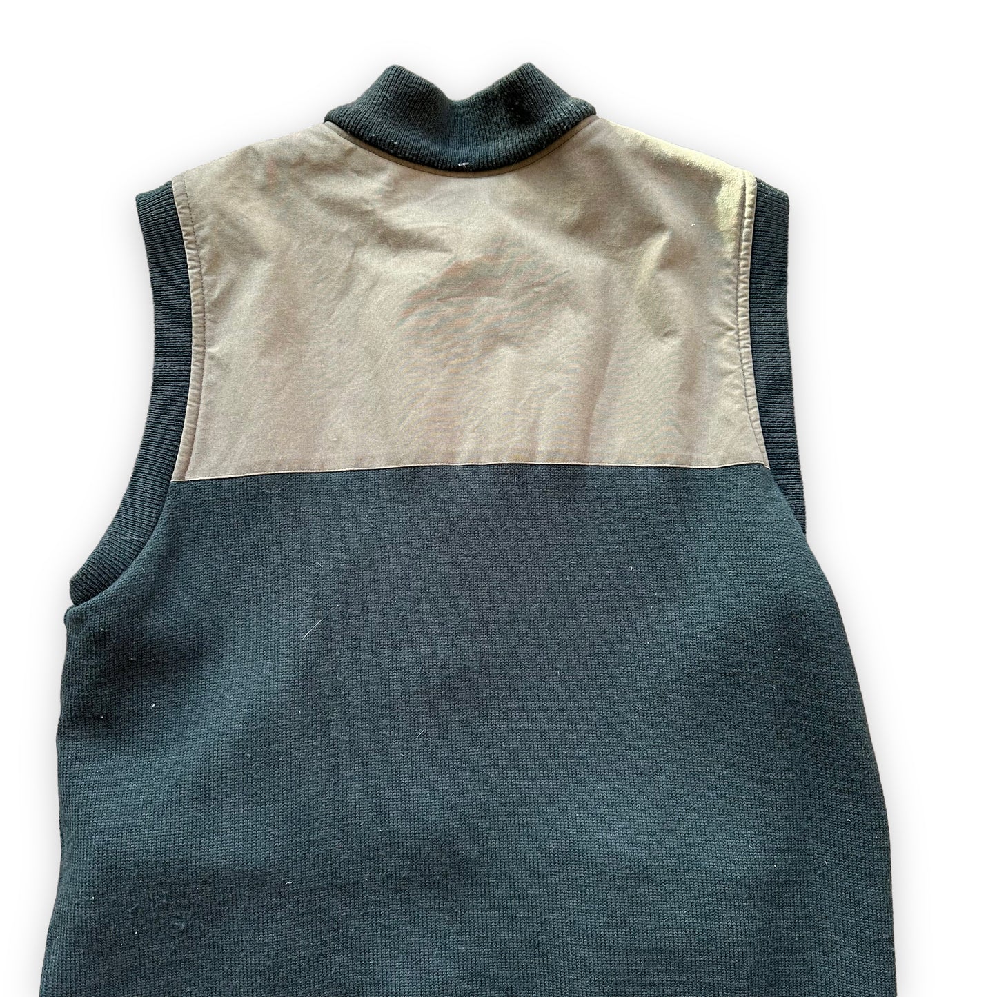 Rear Upper View of Filson Style 705 Wool Guide Vest SZ XL |  Barn Owl Vintage Goods | Vintage Workwear Seattle